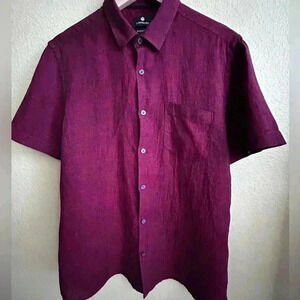 Lombard European Linen Button Down Shirt